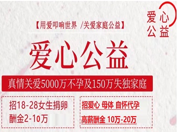 美兰捐卵助孕生子 爱心志愿者招募